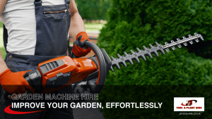 garden machine hire available in Leicestershire