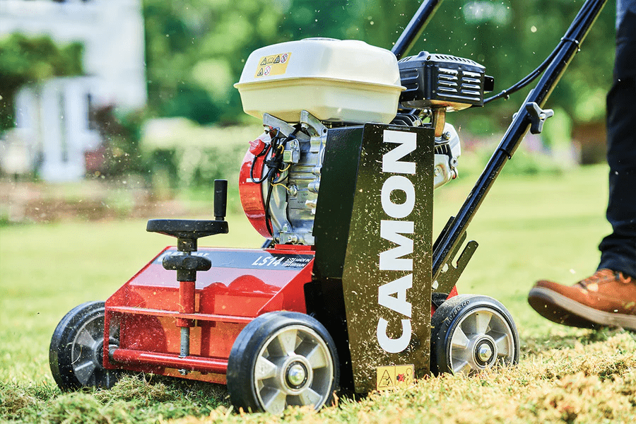 lawn scarifier hire