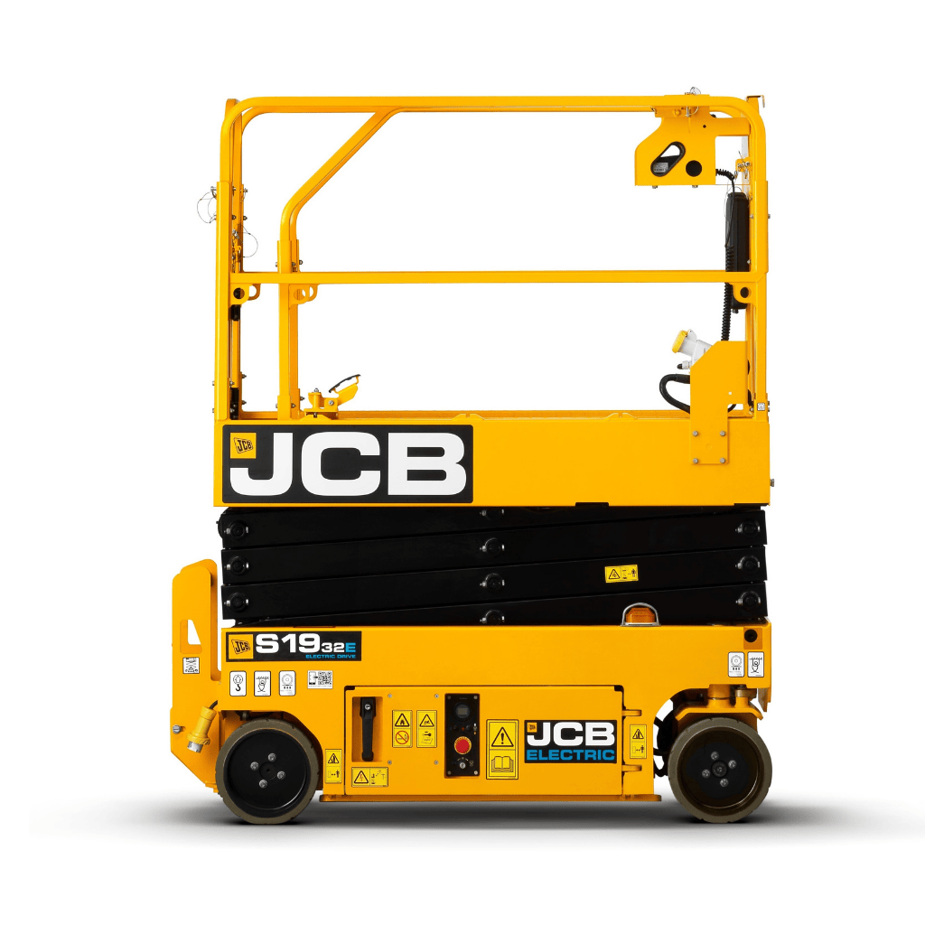 JCB S1932E electric scissor lift for hire