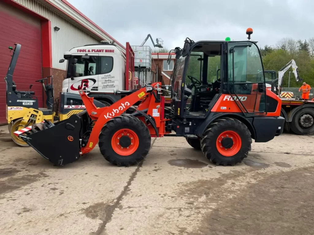 Mini digger available for hire in Leicestershire